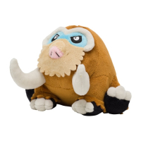 Officiële Pokemon center knuffel Pokemon fit Mamoswine 14cm breedt